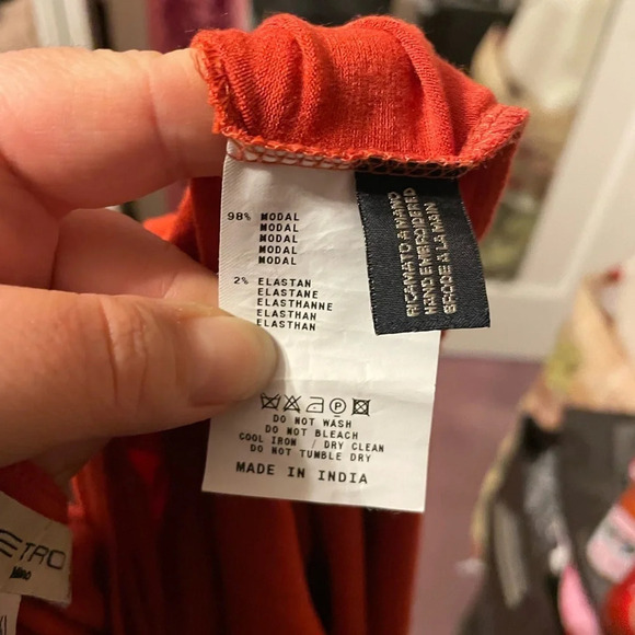 ETRO CORAL BEADED TOP - Picture 3 of 5